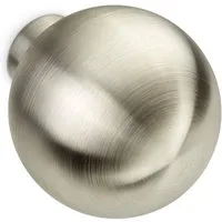 SO-TECH® Möbelknopf EK08 Ø 15 - 30 mm Edelstahl gebürstet, Edelstahl gebürstet Knopf Knauf incl. Schrauben