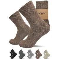 sogzz Thermosocken 2 Paar aus Premium Schafwolle, Gr. 35-50, Wintersocken Herren Damen (Thermo Winter FX PRO, 2-Paar)