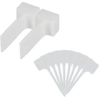 relaxdays Gartenstecker Pflanzenschilder 100 St. zum Beschriften