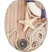 Sanilo WC-Sitz Maritime, universell, leichte Montage, hochwertig & modern