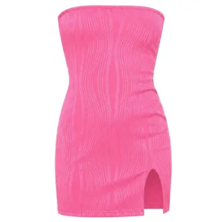Missy Empire - Minikleid für Damen, Bandeau (Pink)