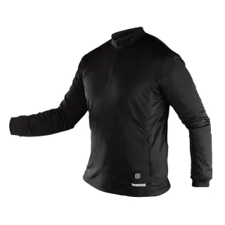 Makita Akku-Thermoshirt 18V/14,4V - 12V max. - 3-stufig - Stehkragen - Größe S - DCX201CS