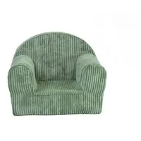 FORTISLINE Kindersessel Kindersessel Mini in Cord Hellgrün Kuschelsessel Babysessel