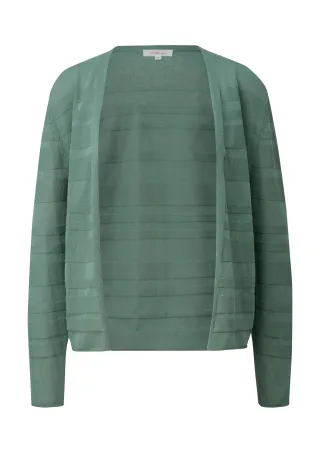 s.Oliver - Strickjacke petrol - Gr. - 42