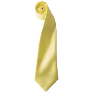 Premier - "Colours" Krawatte für Herren/Damen Unisex (Zitrone)