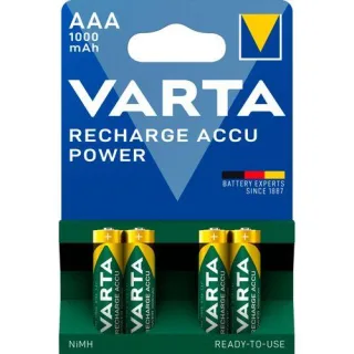 10x4 Varta Rechargeable Accu NiMh 1000 mAh Micro VPE Innenk.