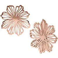 Wildcat Paar Ohrstecker Fine Flower Earstuds Pair - Roségold, Chirurgenstahl 316L - wasserfest, langlebig, hautverträglich