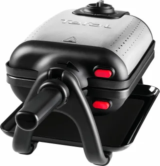 Tefal Waffeleisen "WM756D Kingsize" 1200 W für 2 belgische Waffeln, mit Dreh-Funktion, antihaftbeschichtet