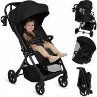 lionelo Kinder-Buggy TANSI, (Set), GravelTech-Räder/Auto-Folding/92 cm Liege/inGrip/einhändig