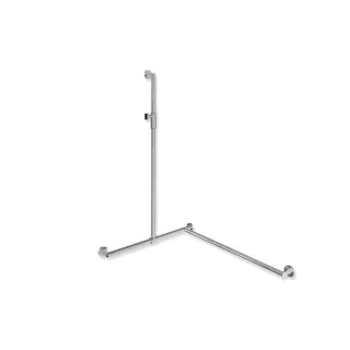 Hewi System 900 Duschhandlauf 900.35M30640 1250 x 765 x 965 mm, Ausführung rechts, chrom