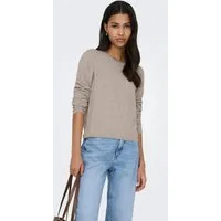 ONLY Strickpullover ONLLOYAL LS ONECK KNT NOOS Materialmix