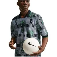 Nike T-Shirt Nike Performance NFF Nigeria Trainingsshirt Weiß Polyester