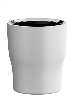 Vitra Eternity Zahnbürstenhalter, Weiß/Chrom, A4487257 A4487257