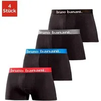 Bruno Banani Boxer Boxershorts für Herren (Packung, 4-St) mit Kontrast-Webbund