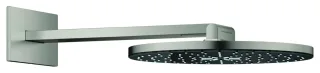 GROHE Kopfbrause-Set Rainshower Aqua 107056, 2 Strahl Brausearm supersteel, 107056DC00 107056DC00
