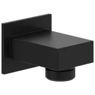 Villeroy & Boch Universal Showers Wandanschlussbogen TVC000457000K5 eckig, Wandmontage, matt black