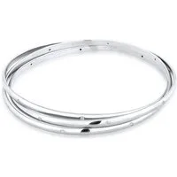 Elli Premium Armreif Armreif Zirkonia Weiß 925 Sterling Silber (kein Set)
