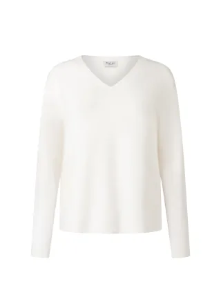 MAERZ Muenchen - Pullover V-Ausschnitt 1/1 Arm new white
