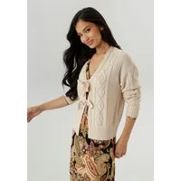 Aniston SELECTED Strickjacke mit Zopf- und Rautenmuster
