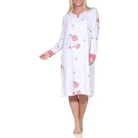 Normann Nachthemd Normann Damen langarm Nachthemd im klassischen fraulichen Design