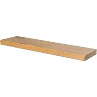Levandeo® Wandregal, levandeo Wandboard Bobby 80cm Wildeiche Eiche Wandregal Regal Board
