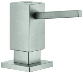 GROHE Spülmittelspender Cube 40649 für Flüssigseifen 500ml supersteel, 40649DC0 40649DC0