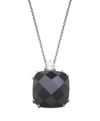 Orphelia Damen-Kette aus 925er Sterlingsilber mit Anhänger – Silber ZH-4552
