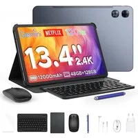 Aorlym AP13 Tablet 13 Zoll – 2.4K 120Hz Display, Android 16, 128GB ROM Tablet (13.4", 128 GB, Android 16, WiFi, 12000mAh Akku, T7280 Octa-Core, Face ID, Tastatur & Stylus)
