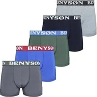 emeco Retro Boxer 5er Pack Boxershorts Herren Boxer Shorts Baumwolle Unterhose 4002 (5-St)