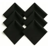 Kemes Brillenputztücher Brillenreinigungstuch Mikrofaser Mikrofasertuch (15x18 cm, Set, 6 Stück)