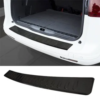 Premium Ladekantenschutz Ladekante Schutz aus ABS Kunststoff in Schwarz für VW Touran 5T ab 2015-