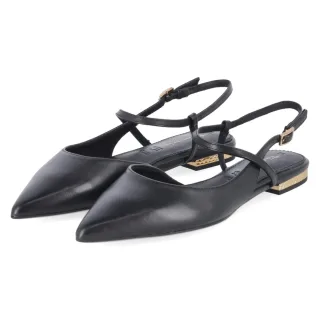 Tamaris Slingballerinas - Gr. 36 - Schwarz - Glattleder