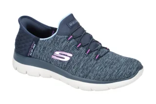 Skechers 149937 NVPR Hands-Free Sneaker blau/lila Air Cooled Memory Foam