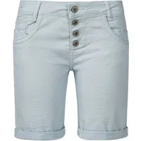 SUBLEVEL Shorts Damen Bermudas kurze Hose Baumwolle Jeans Sommer Chino Stoff