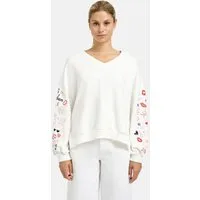Smith & Soul Sweater mit überschnittener Schulter & Seitenschlitze