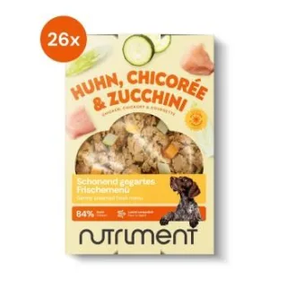 Nutriment Frischemenü Huhn, Chicorée & Zucchini 26x400 g