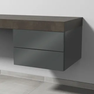 Sanipa Unterschrank 2morrow (P2183) 340x500x520 Anthrazit-Glanz, P218379 P218379