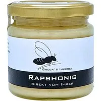 Grega´s Imkerei Honig Deutscher Raps Honig, 1 x 250 g, (Streichzarter Imkerhonig direkt vom Imker, Regionaler Honig aus Deutschland NRW), fein cremiger milder deutscher Rapshonig direkt vom Imker