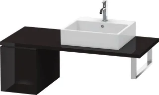 Duravit L-Cube Unterschrank für Konsole Schwarz Hochglanz 320x547x400 mm - LC583004040 LC583004040