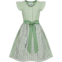 Isar-Trachten Dirndl Kinderdirndl 43216 Flügelarm grün