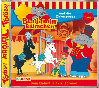 Benjamin Blümchen 125 und die Zirkusponys [Audio CD] Benjamin Blümchen