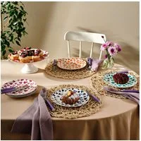 Karaca Tafelservice Karaca Lovely 7-teiliges Kuchen-Set für 6 Personen