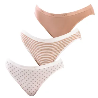Pack-3 Höschen Slips Coton Strech D4C17 Frau