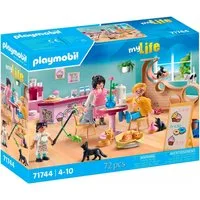 Playmobil® Katzencafe (71744), Playmobil My Life Konstruktions-Spielset, (72 St), Made in Europe