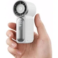 Minicloss Handventilator Tragbarer Mini-Handventilator, 6 Geschwindigkeiten, persönlicher, Ventilator mit LED-Display, USB-wiederaufladbar, Mini-Ventilator
