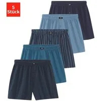 H.I.S Weiter Boxer Herren Boxer (Packung, 5-St) weite Passform, Komfortbund, aus Baumwoll-Stretch