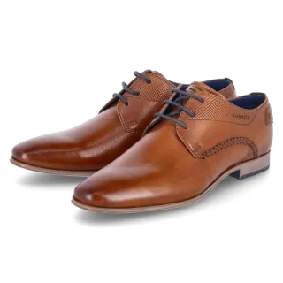 Bugatti Halbschuhe - Gr. 40 - Braun - Glattleder