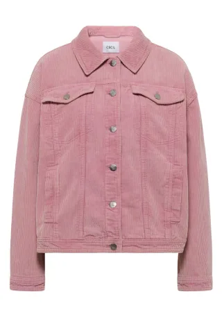 CECIL - Cordjacke im Shacket-Stil pink - Gr. - S