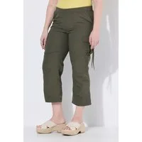 Ulla Popken Cargoshorts Cargohose Utility-Style Elastiklbund Cargotaschen