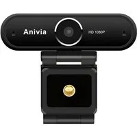 Anivia Full HD-Webcam (Full-HD, Auto Low-Light-Korrektur, Plug-and-Play, Breite Kompatibilität, Rauschunterdrückendes Mikrofon und 30 FPS für Flüssige Videoaufnahmen)
